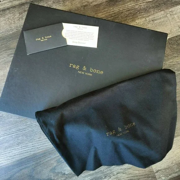 Rag And Bone Axel Boots In Black Colour Size EU 37/US 7 - Picture 3 of 6